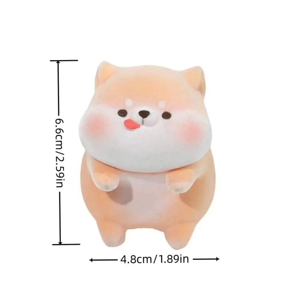 Flocking Computer Monitor Decoration Panda Dog Desk Ornament Screen Animal Model Elephant Cartoon Center Console Doll