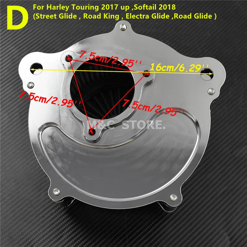 Chrome Motorcycle Air Filter Cleaner