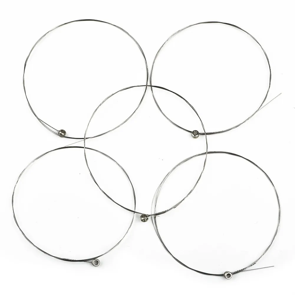 

5 Pc Single**65464 Guitar ***Strings Acoustic Guitars Top 1st E Plain Steel Gauges .012 Replacement Musical Instrument Accessory