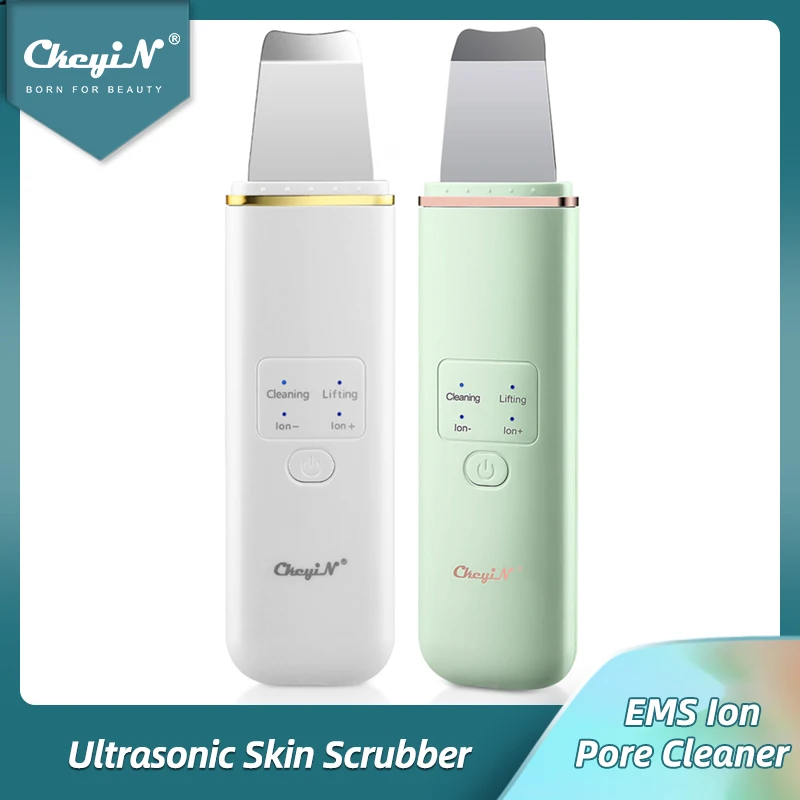 CkeyiN EMS Ion Blackhead Removal Spatula Ultrasonic Vibration Skin