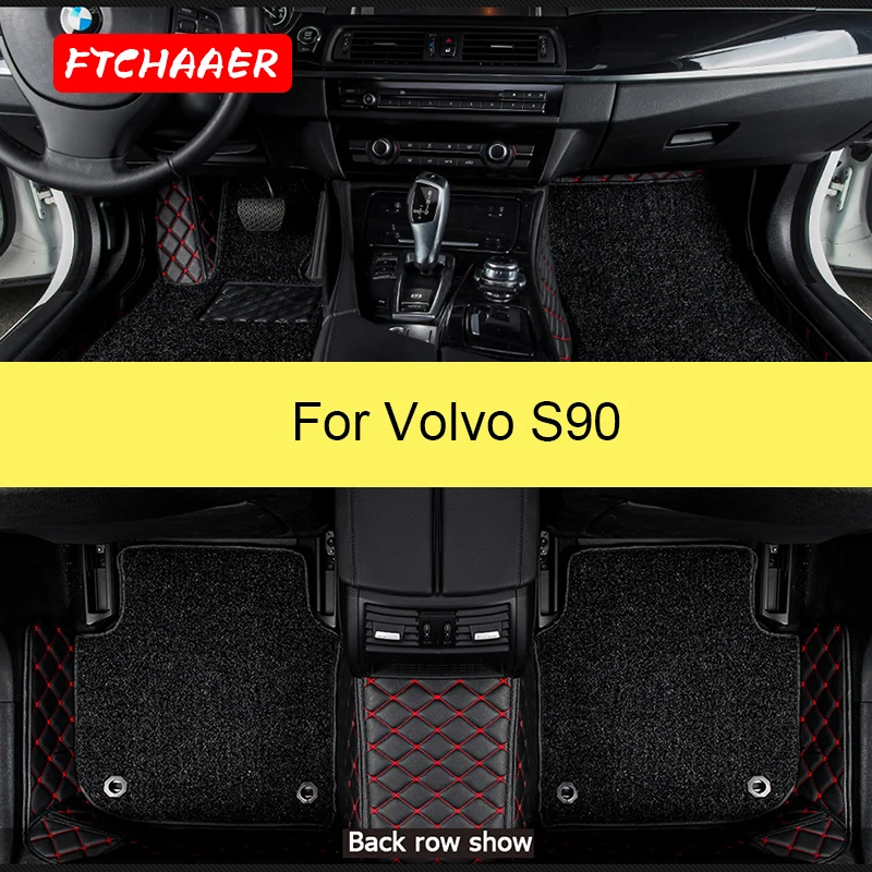 FTCHAAER Car Floor Mats For Volvo S90 Foot Coche Accessories Auto