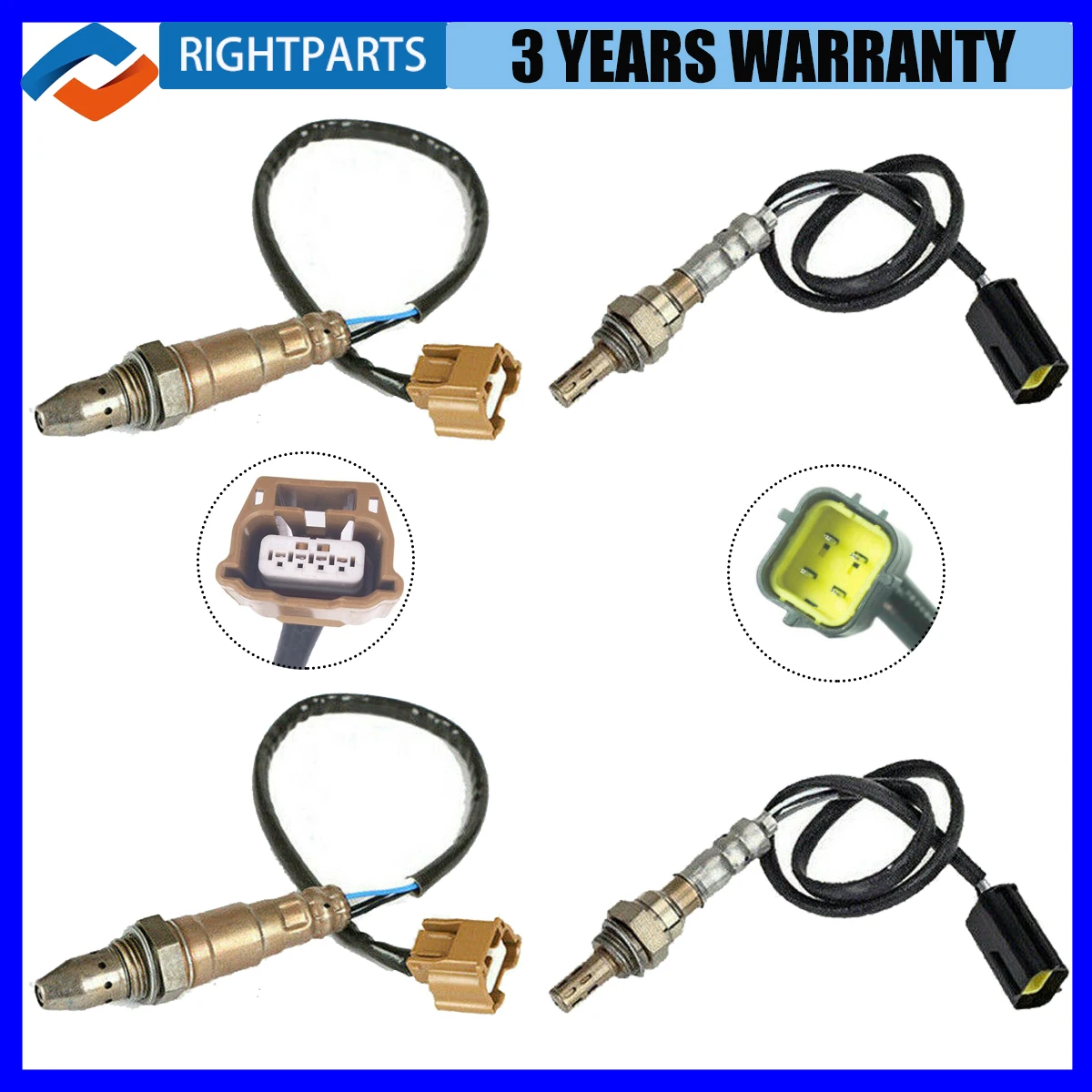 

4pcs Up+Downstream Oxygen Sensor For Infiniti EX35 FX35 3.5L G37 M37 EX37 3.7L 2011-2013 QX70 QX50 FX50 5.0L 234-9135 234-4380