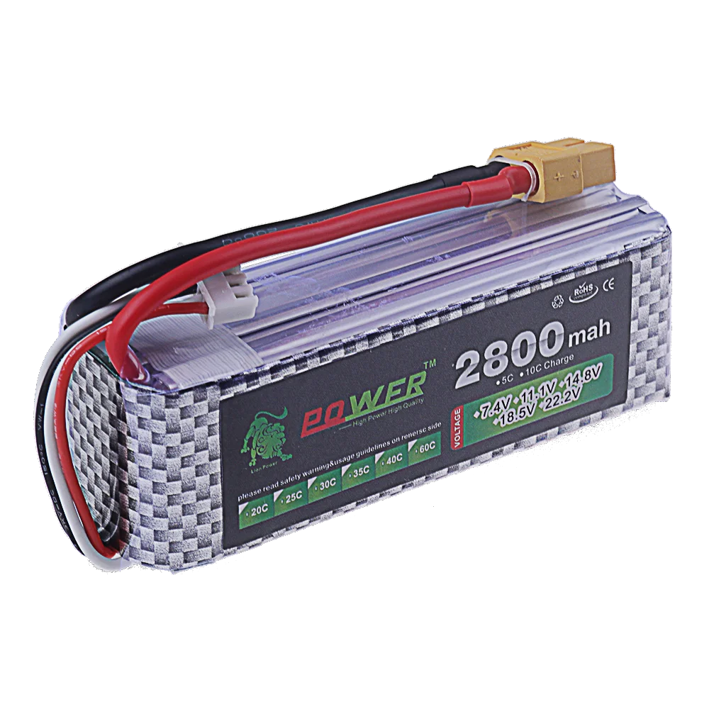 Batterie Drone 4S Lipo 1500-10400mAh T/Xt60 Connecteur