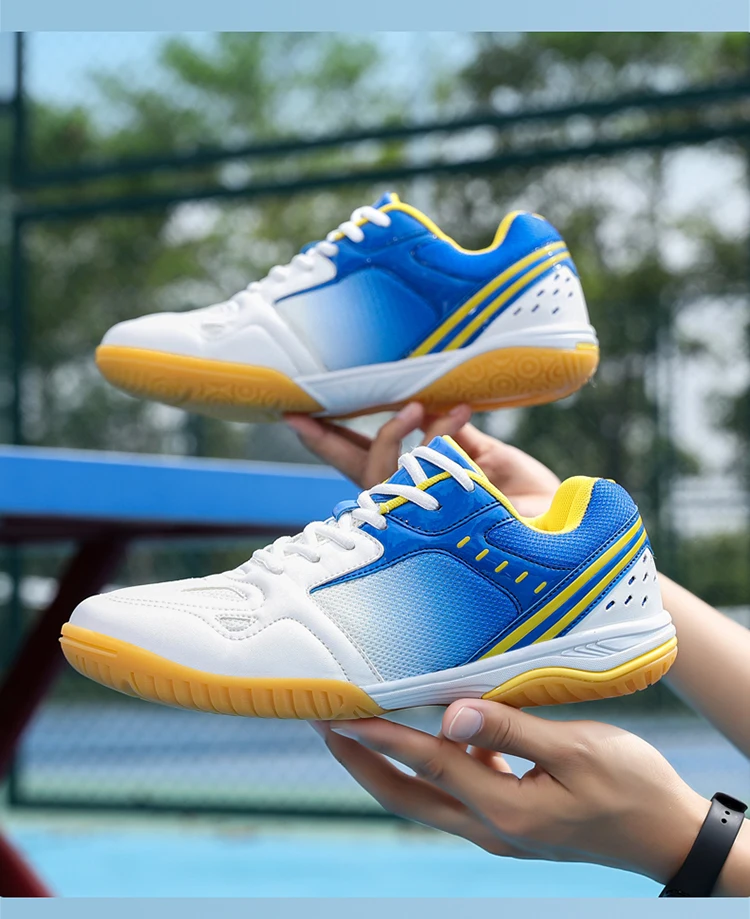 Description Picture 6 of itemUnisex Trendy Professional Volleyball Badminton Tennis Shoes Comfy Non Slip Durable Lace Up Rubber Sole Couple shoes Sneakers