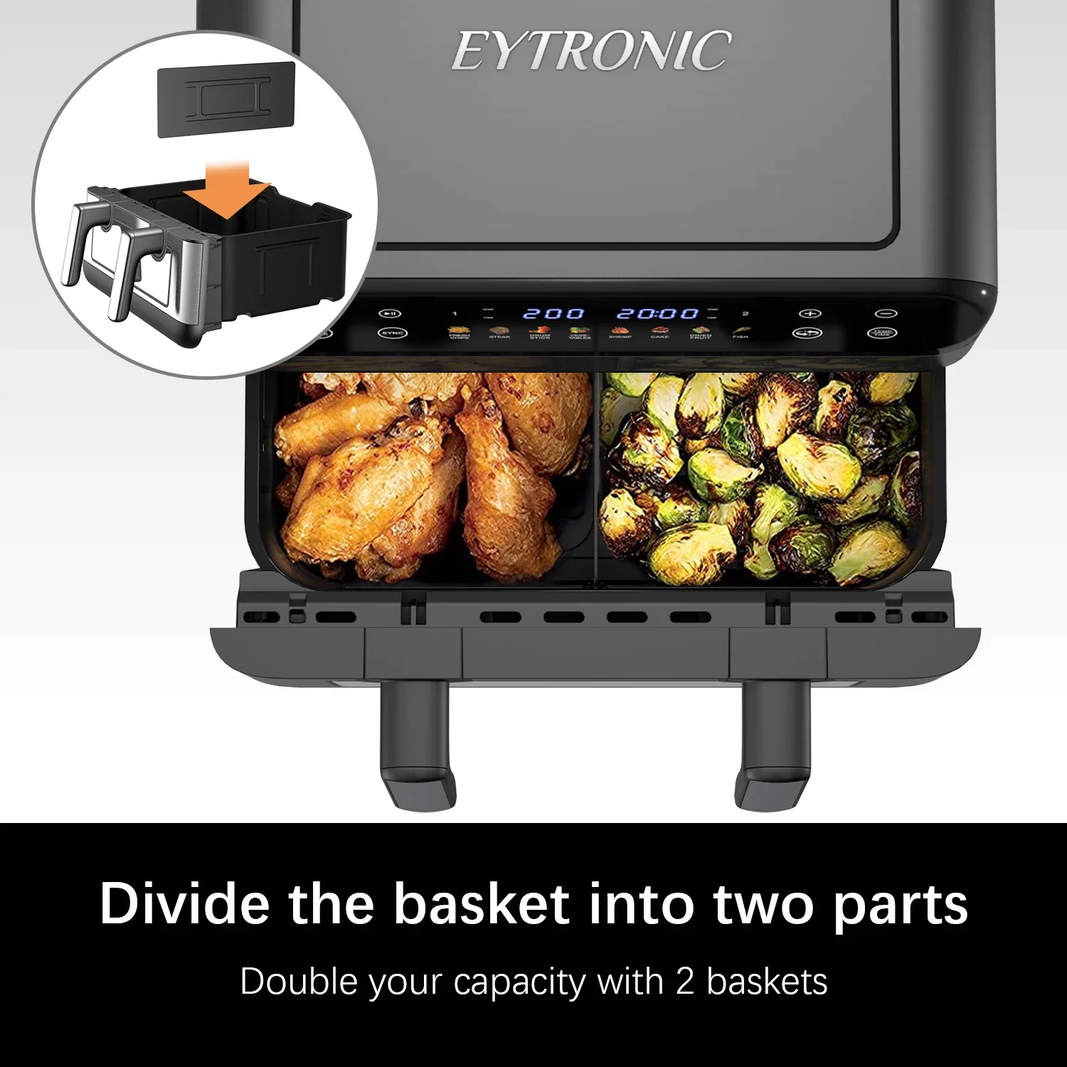kitchen air fryer fryer easy use maquina Easy use Large Capacity oven de lavar roupa homeuse kitchen freidora 3