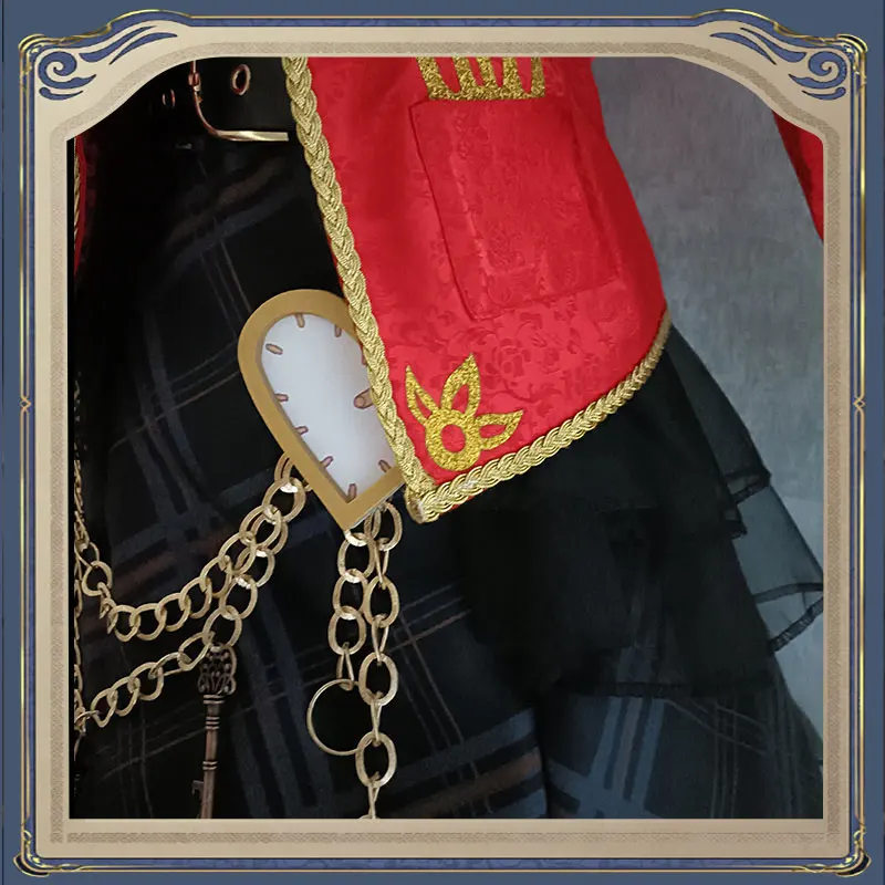 EIME  ü V ڽ ǻ  Ʈ̽ Reznik Baroness Heart Lock Ų Ʈ Hallween Carnival Uniforms Custom Made