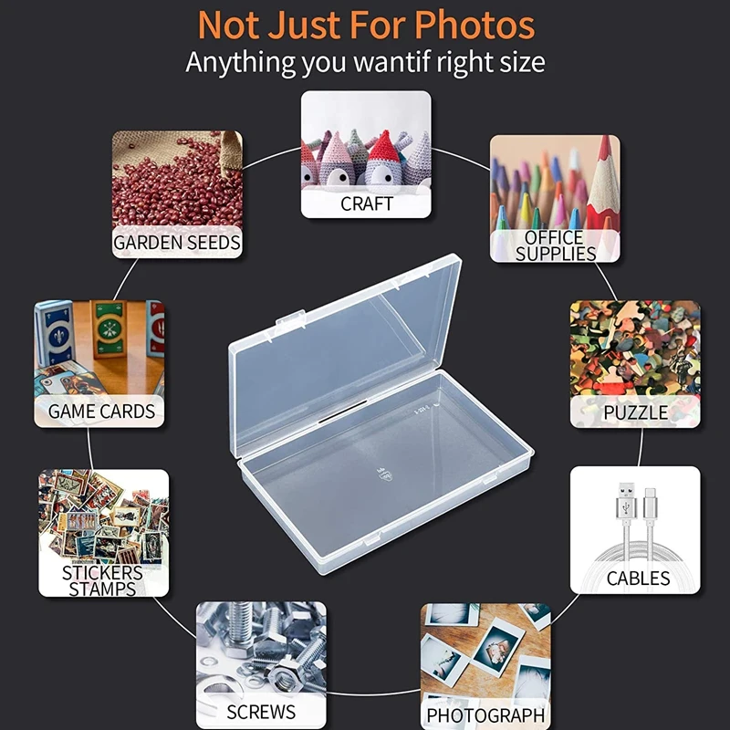 

Photo Storage Box 4X6inch, 18 Inner Photo Case Large Photo Organizer Acid-Free Photo Box Storage Photo Keeper Photo Case