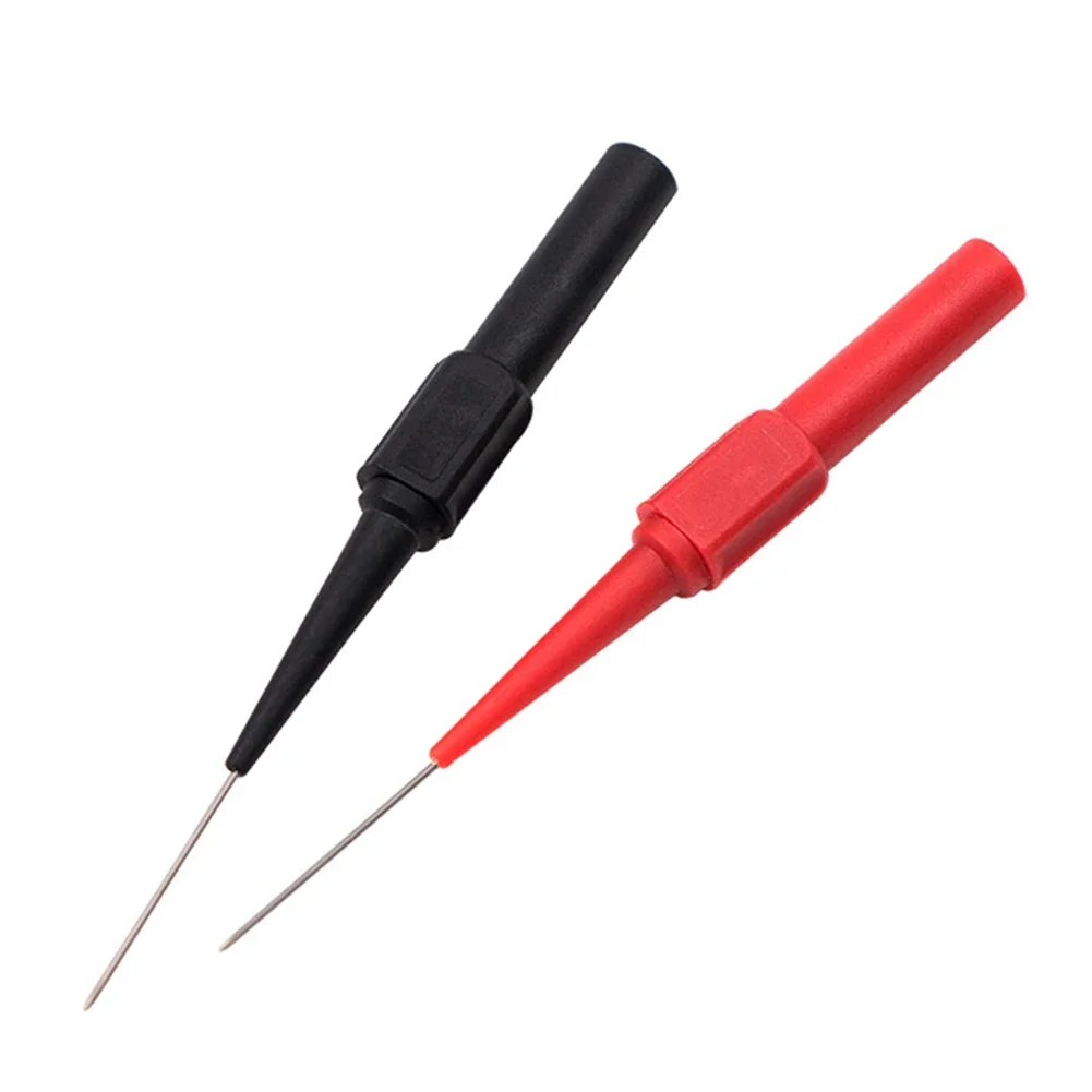 

Reliable Test Probes Enhance Multimeter Performance Anti Breakage Soft Handles Compatible With Banana Plugs And Post Ties