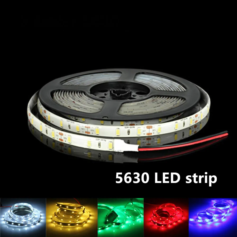 

100M Led Strip Light 5630 Waterproof IP65 12V Warm 3000K 6500K Cold White Nature White 4000K Red Green Blue Flexible Tape