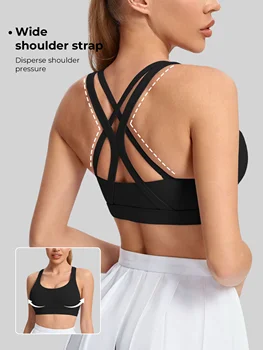 Cross-Back Sports Bra 1