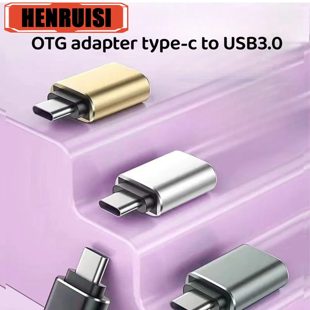 

Type C to USB Adapter 3.0 USB-C 3.1 Male OTG A Female Data Connector For MacBook Pro iPad Mini 6/Pro MacBook Air Type C Devices