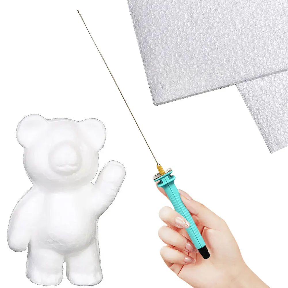 5-25CM Electric Foam Cutter Polystyrene Styrofoam Knife Hot Wire Foam Cutting Knife Portable Styrofoam Cutting Tools Foam Cutter