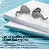 2PCS Swimming Earplugs Waterproof Reusable Silicone Ear Plugs Diving Sport Plugs For Water Surf Showering Swimming Accessories 4
