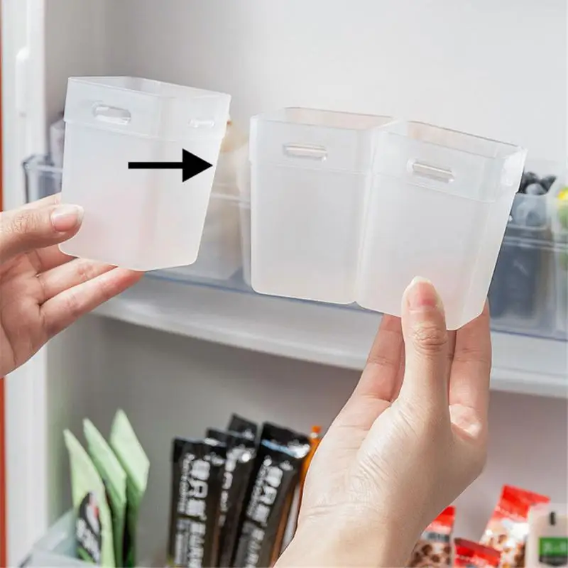 Refrigerator Organizer Bins Fridge Food Sort Storage Box Transparent  Seasoning Storage Box Kitchen Fridge Storage Organizer