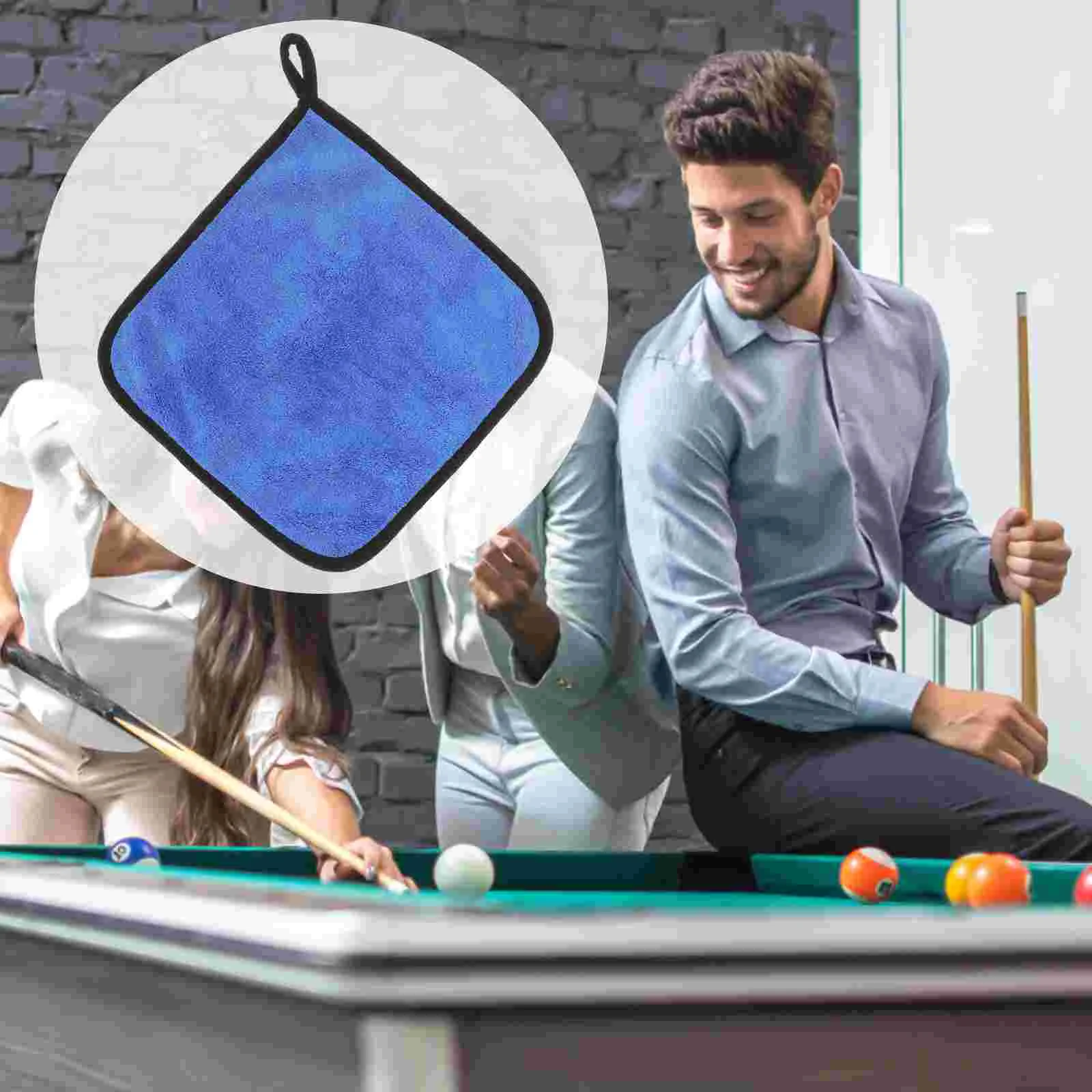 

Pole Cloth Pool Cue Cleaner Billiard Supplies Golf Repair Tool Accessory Towel Cleansing Wipes Cleaning Kit Supple Snooker