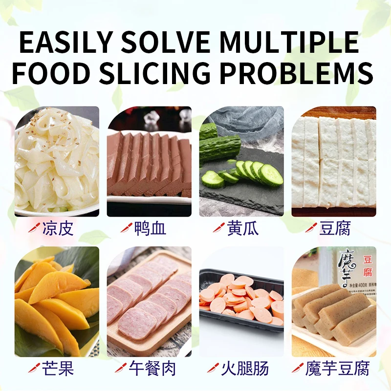 Manual Slicer Multi-function Slicing Hand Pressure Thickened Stainless Steel Vegetable Cooked Food Slicer Cutter Food Processor