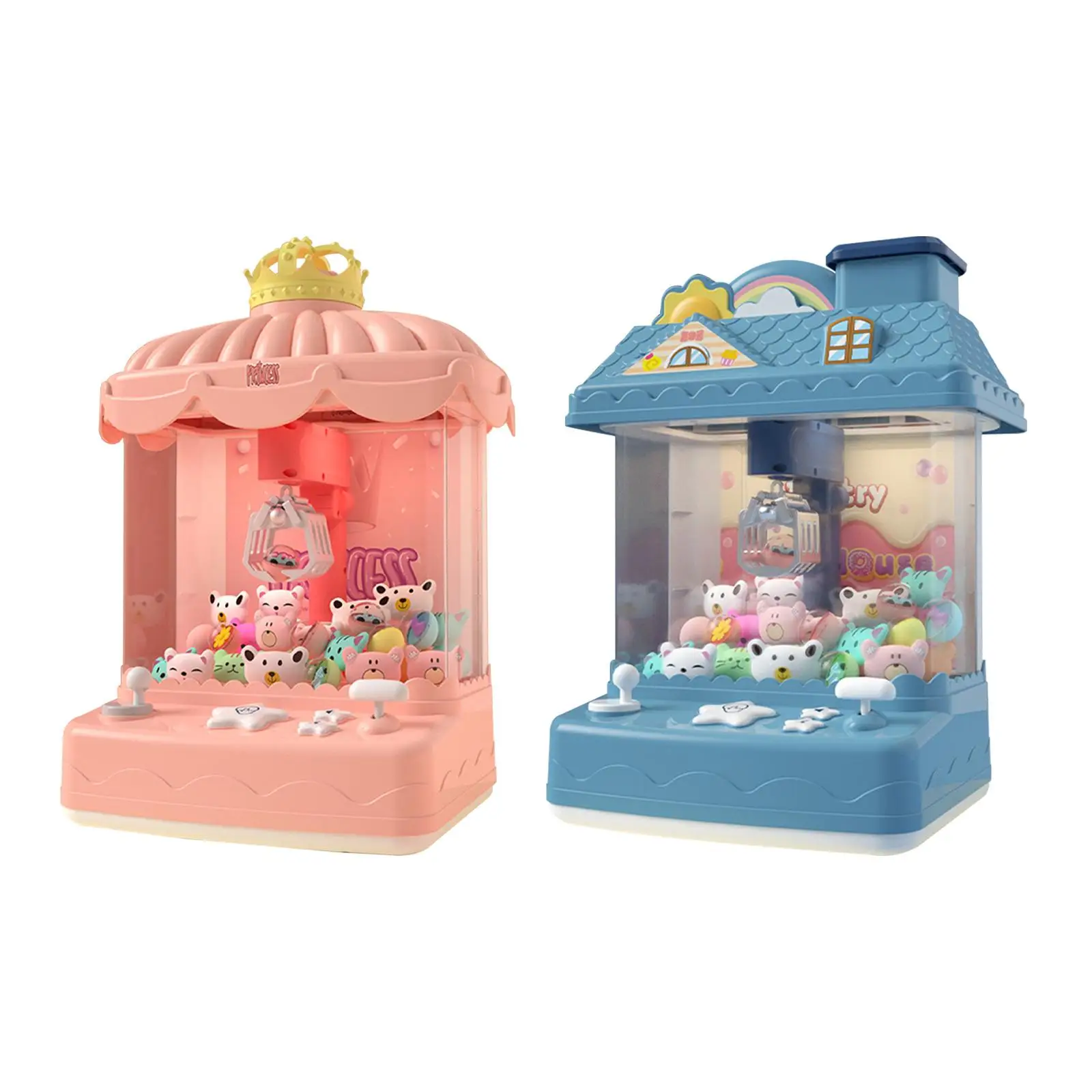

Claw Machine for Kids Indoor with Lights Sound Mini Candy Vending Machine Candy Capsule Claw Game for Girls Boys Children Party