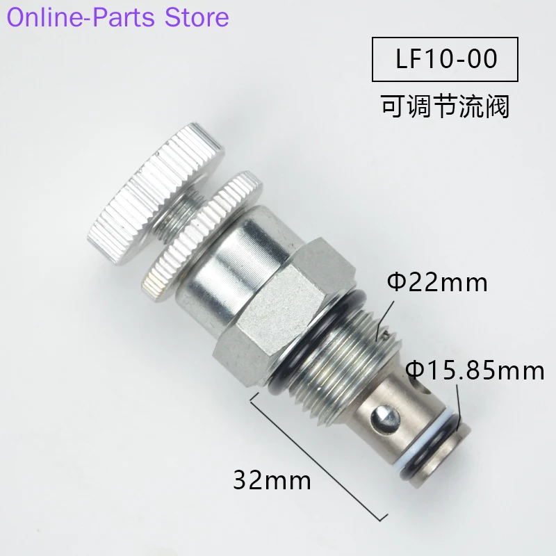 

Screw Insertion Adjustable One-way Two-way Throttle Valve Flow Valve DLF10-00 NV10 LF12 FC10