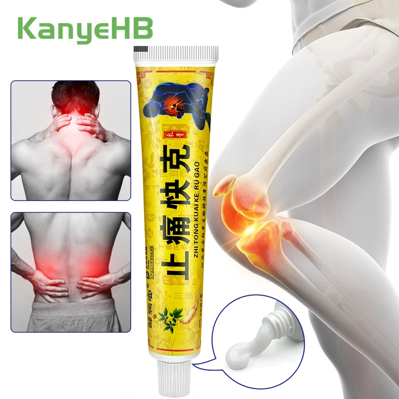 

1Pcs Pain Relief Cream Shoulder Knee Joint Pain Medicine Plaster Cervical Soreness Rheumatoid Arthritis Body Care Ointment S106