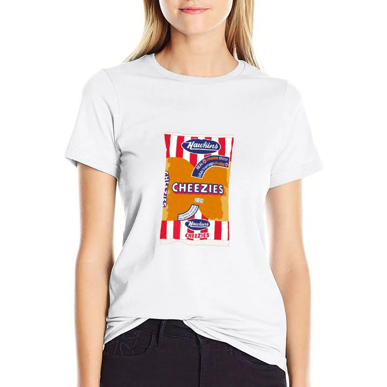 

Hawkins Cheezies T-Shirt t shirt dress Women cropped t shirts for Women