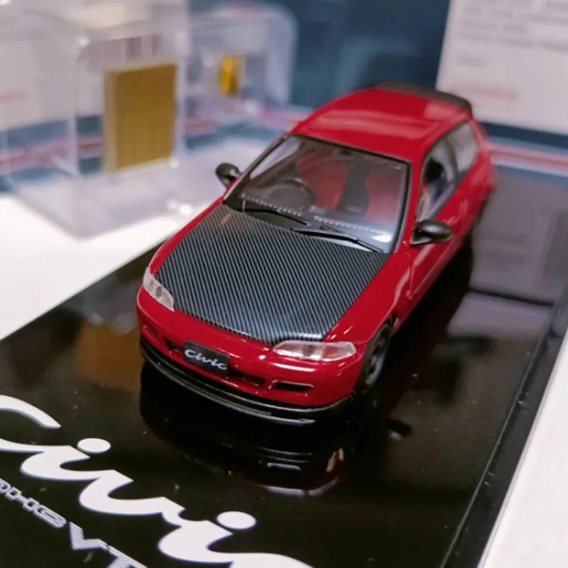 1:64 スケールシビック EG6 JDM エディションスポーツカーモデル