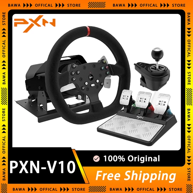 PXN V10 Game Racing Wheel Simracing Gaming Steering Wheel 270/900 Rotation  with Clamps For PC/PS4/Xbox One/Xbox Series X/S Gamer - AliExpress