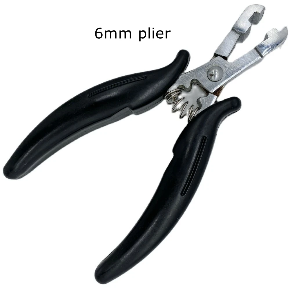 6mm groove Flat type plier clamp hair extension pliers For making flat tip pre-bonded Hair Extension 1PC
