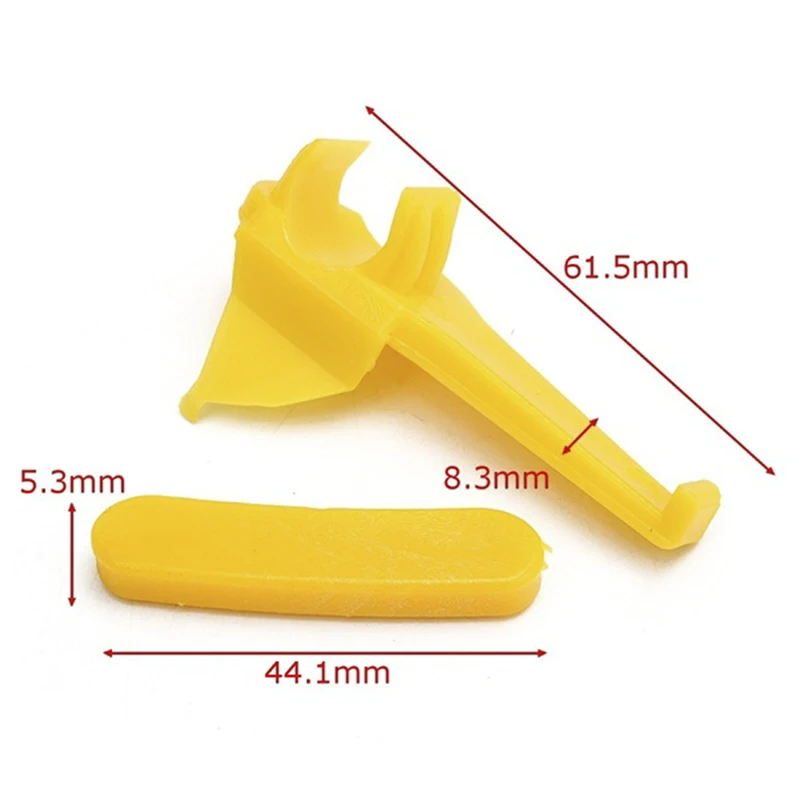 4PCS Tire Changer Jaw Protectors | ST4027645 Clamp Cover Inserts, Universal ABS Guards To Prevent Wheel Scratches