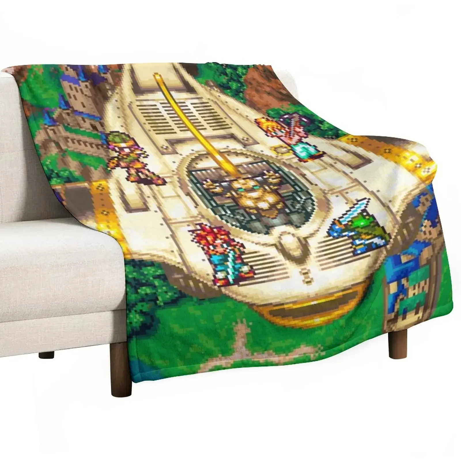 

Chrono Trigger Epoch Throw Blanket for babies Heavy Cute Plaid Blankets