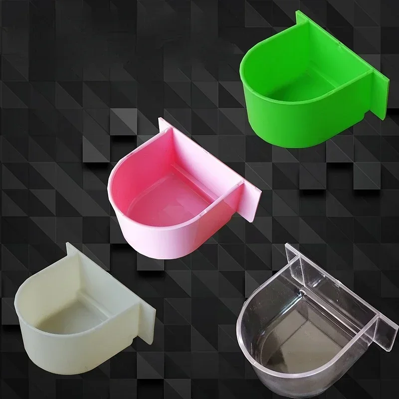 Bird Cage Food Boxes Trough Parrot Feeder Food Water Bowl Cup Budgerigar Macaws Finches Canary Bird Feeding Birdcage Boxes