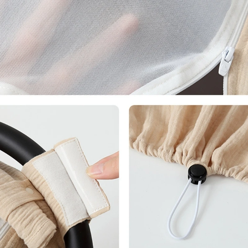 Car Seat Covers for Babies Portable Baby Car Seat Cover for Boys Girls Infant Carseat Covers Kick-Proof Car Seat Canopy