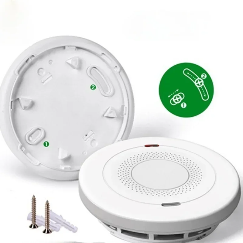 2-in-1 Smoke and Carbon Monoxide Detector Photoelectric Ionization Fire Alarm Battery Operated Fire Alert Smoke Alarm for Home - 5