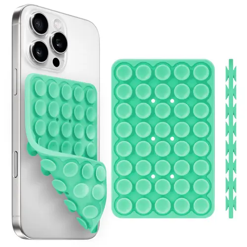 Silicone Suction Cup Phone Holde Multifunctional Fixed Anti-slip Mobile Fixture Double Sided Detachable Phone Rubber Sucker Pad - Image 30