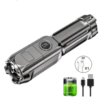 USB Rechargeable Tactical Flashlight 8