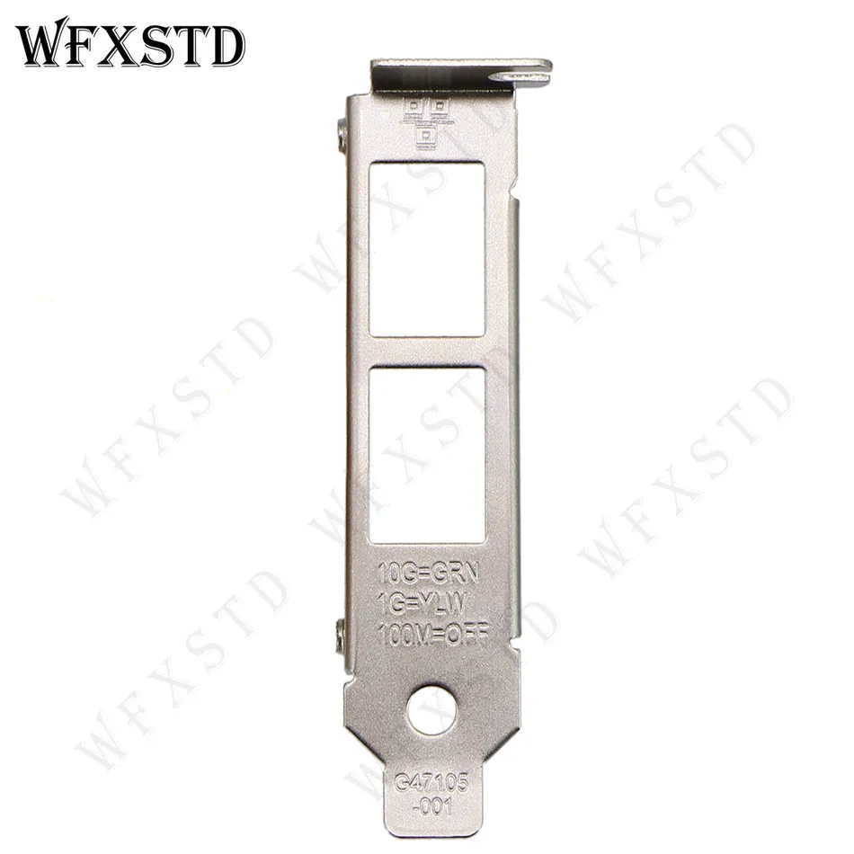 인텔 X540-T2 X550-T2 E10G42BT 10G 네트워크 카드 지원 보드용 로우 배플 프로파일 2U 브래킷, 1 개