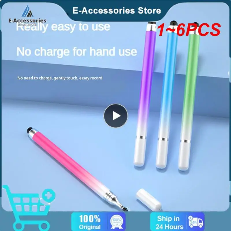 

1~6PCS Constantly Touching. Tablet Stylus Touch Precision Precise Pen Tip Capacitive Pen Gradient Compatible With Powerful