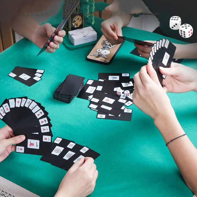 Mini jogos de tabuleiro de mahjong japonês portátil conjunto peças de  xadrez família reunião jogos de