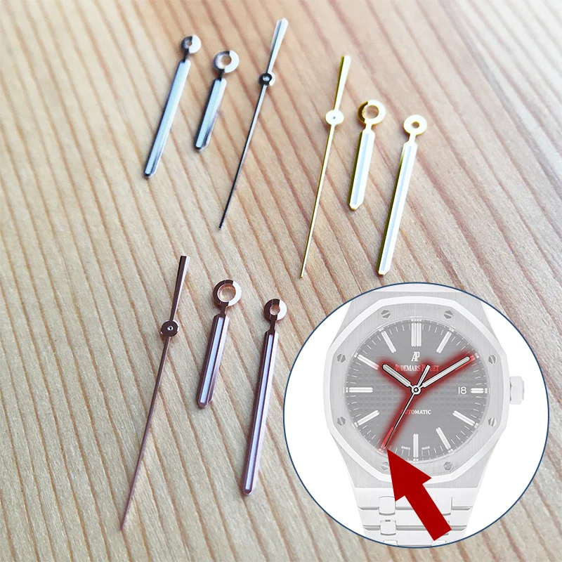 Luminoso Ora Minuti Di Seconda Mano Per Ap Audemars Piguet Royal Oak 3120 Movimento 15400 Orologio Automatico