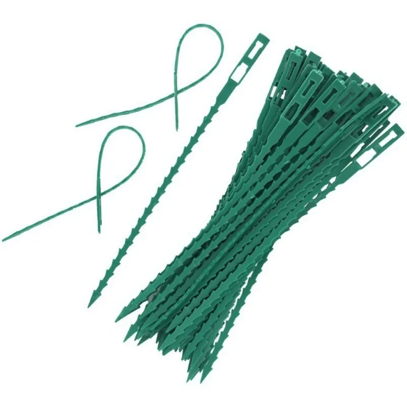 13/17/23cm Adjustable Plastic Plant Cable Ties Reusable Shrub Fastener for Garden Tree Climbing Support Vine Tomato Stem Clip plastic plant cable ties
