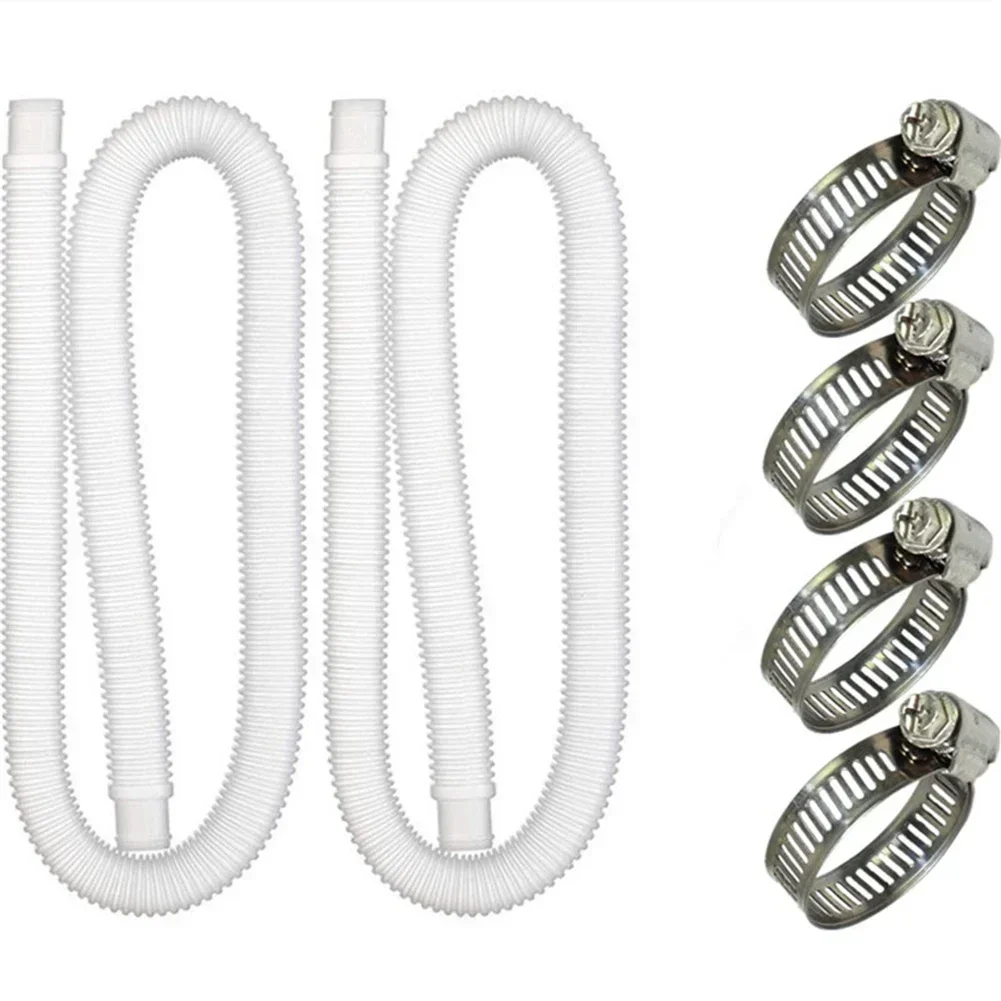 Inflatable Spa Pool Hose Replacement 2 Pcs For 300/330/530/1000 Gallon Pool Pumps