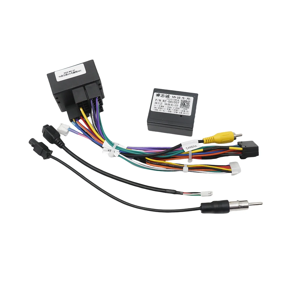 16 Pin Car Android Radio Cable Canbus Adapter for MG ZS EV GS HS 3