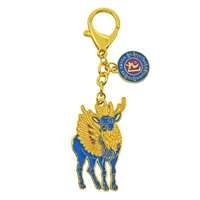 2025 Blue Deer Blue Sign Keychain Sky Deer Spirit Essence Keychain 1