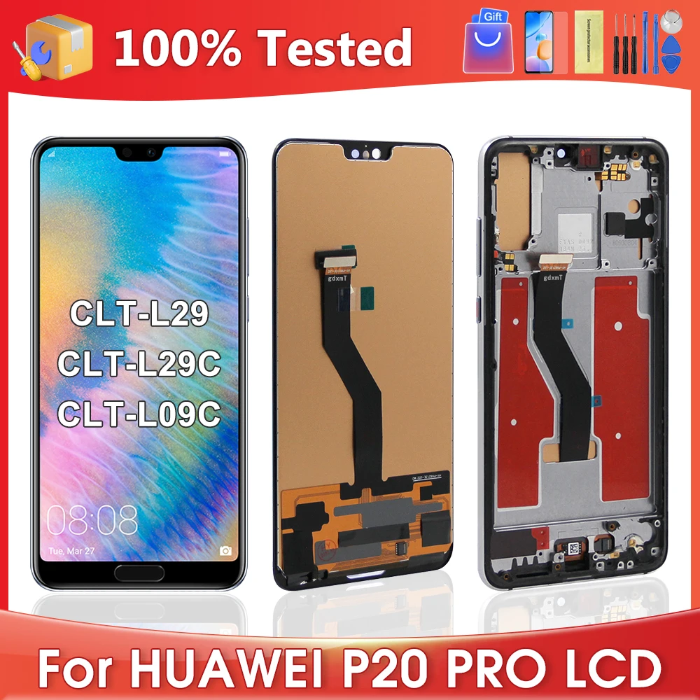 

P20 Pro 6.1''LCD High Quality tft For Huawei P20 Pro CLT-L29C CLT-L29 CLT-L09C LCD Display Touch Screen Digitizer Assembly Parts