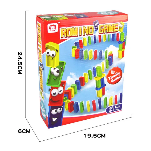 새로운 도미노 벽돌 블록 플라스틱 장난감
