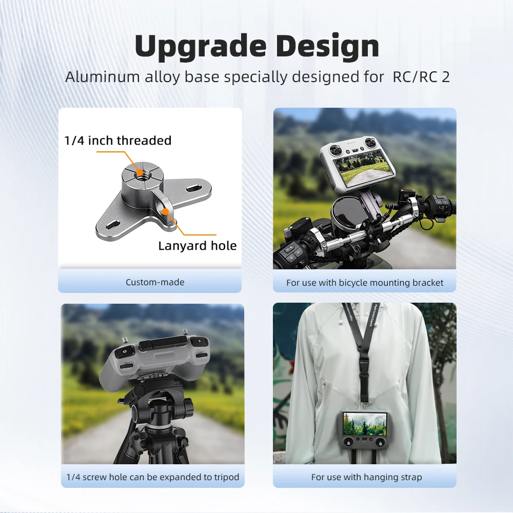Fahrradhalterung für DJI RC 2/RC Fernbedienung, Motorrad-Lenkerhalterung für DJI Mini 3/4 Pro/Air 3S/2S Mavic 3/4 Pro Zubehör – Detail 22