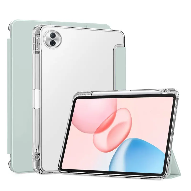 Premium Trifold Leather Tablet Case with Pen Holder
