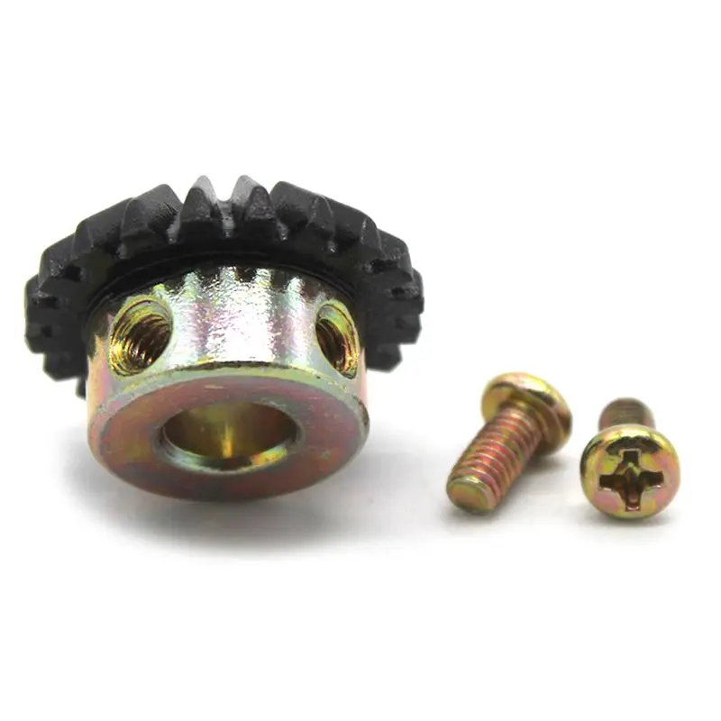 20T Bevel Gear 8MM Hole Model Gear 90 Degree Transmission Steering With 20 Teeth Hardware Iron Bevel
