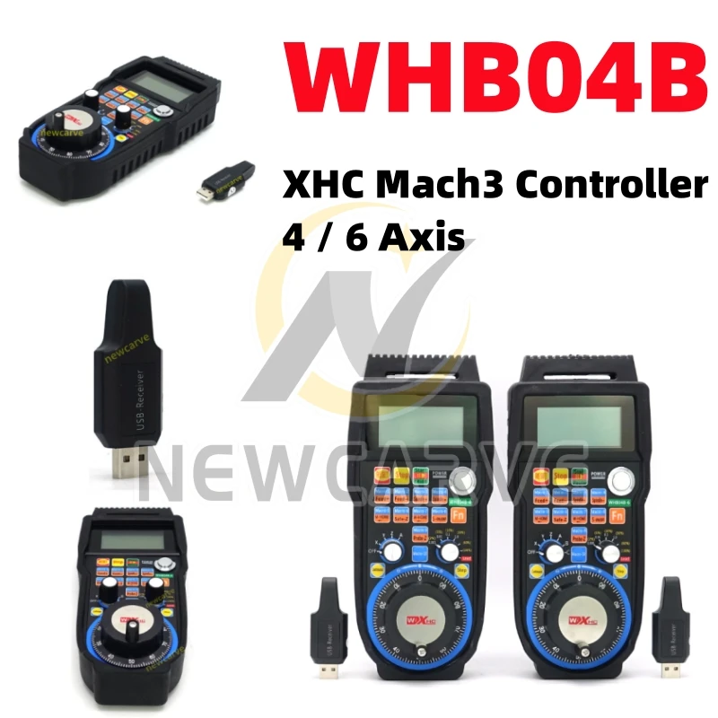 CNC Handwheel Mach3 Wireless MPG Pendant For Milling Machine 4 6 Axis