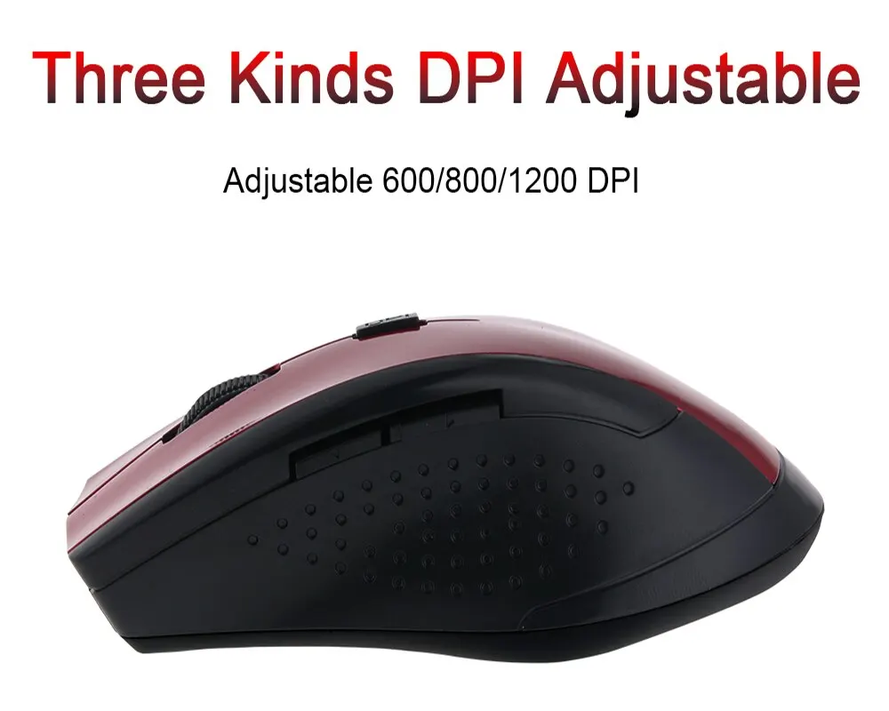 2.4Ghz Wireless Gaming Mouse for Computer PC With USB Receiver Laptop Accessories for Windows Win 7/2000/XP/Vista/98