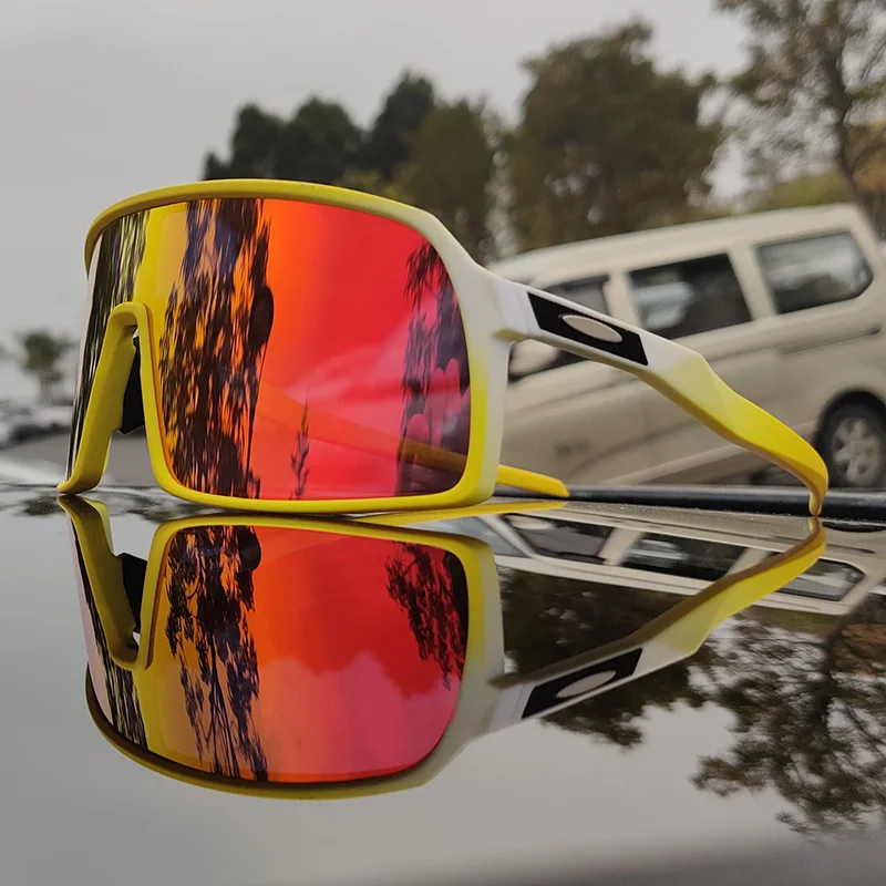 Tanio Spolaryzowane sportowe męskie okulary przeciwsłoneczne drogowe górskie sklep
